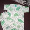 green leaves Kids Night Dress