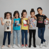 1786174637086 Pack of 5 Random Branded T-Shirts For Girls