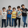 1786174642047 Pack of 5 Random Branded T-Shirts For Boys
