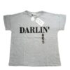 Zara Girls T-shirts Crop Style In Grey Colour